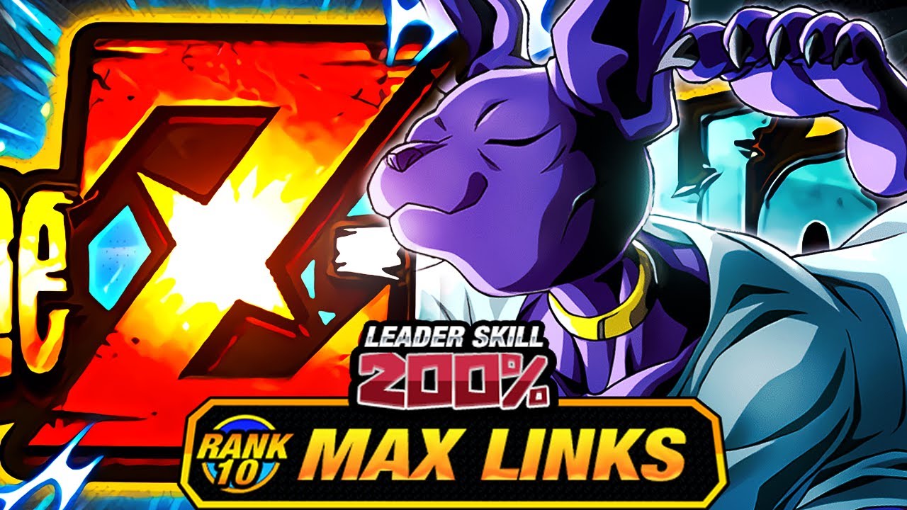 9TH ANNIVERSARY LR! LEVEL 10 LINKS 100% EZA LR PAJAMAS BEERUS! (DBZ: Dokkan Battle)