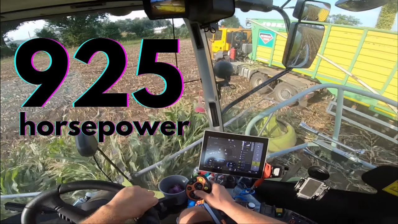Cab View: Claas Jaguar 990 + John Deere 6250R | Jasno (Jasenná - Zlín)- Silage / Mais Häckseln