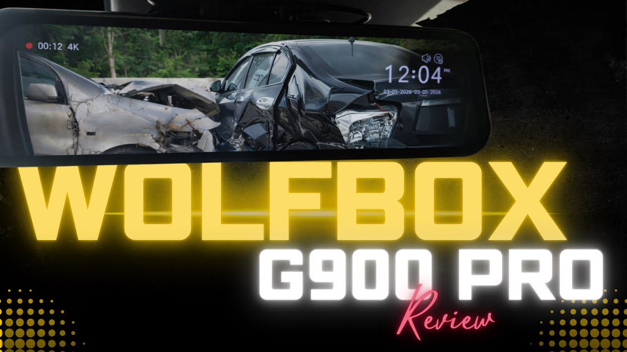 WOLFBOX G900 Pro Review &ndash; 4K Mirror Dash Cam with 2.5K Rear Camera | Night Test & Real Driving Demo