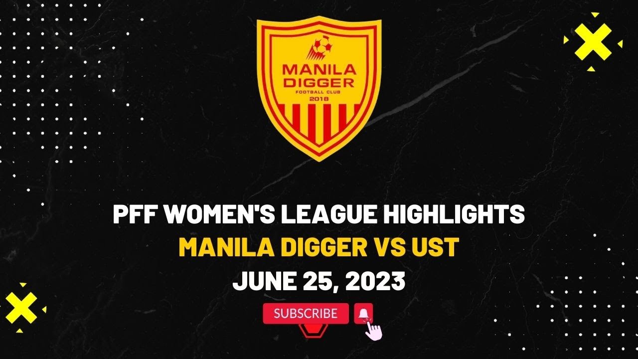 PFF Women's League Highlights MANILA DIGGER vs UST (video credits to PFF)