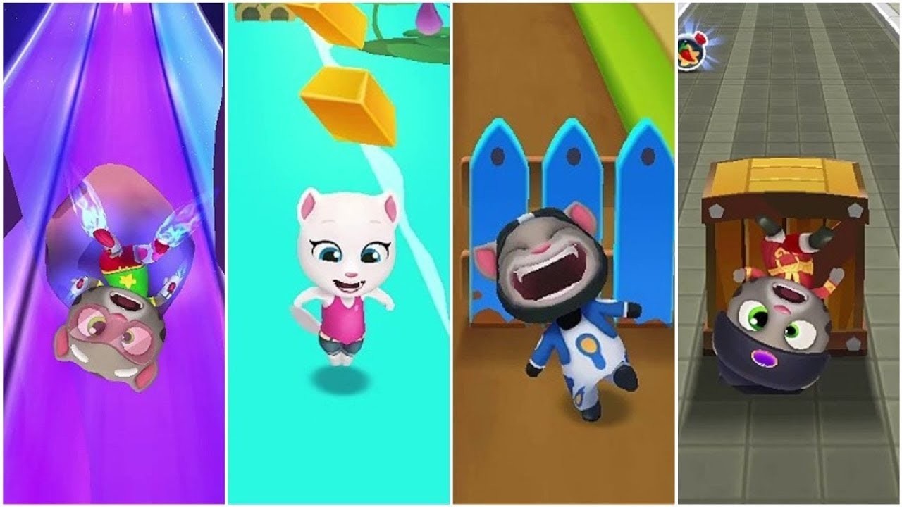 Talking Tom Gold Run - All Best Funny Fails