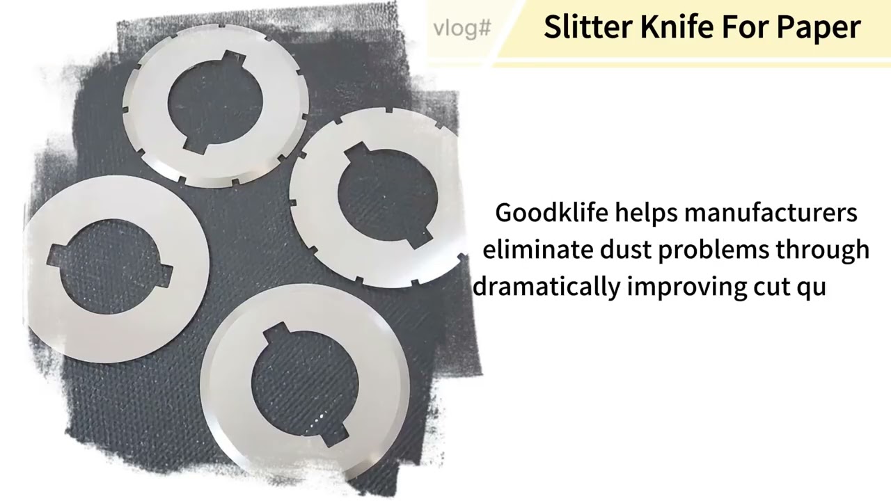 HSS M2 rotary slitter knife for paper industry