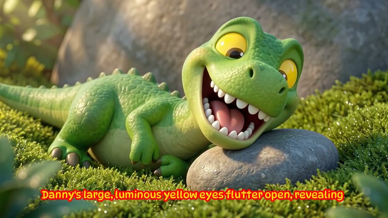 A Day in the Life of Danny the Dinosaur | Calm and Fun Kids Bedtime Story