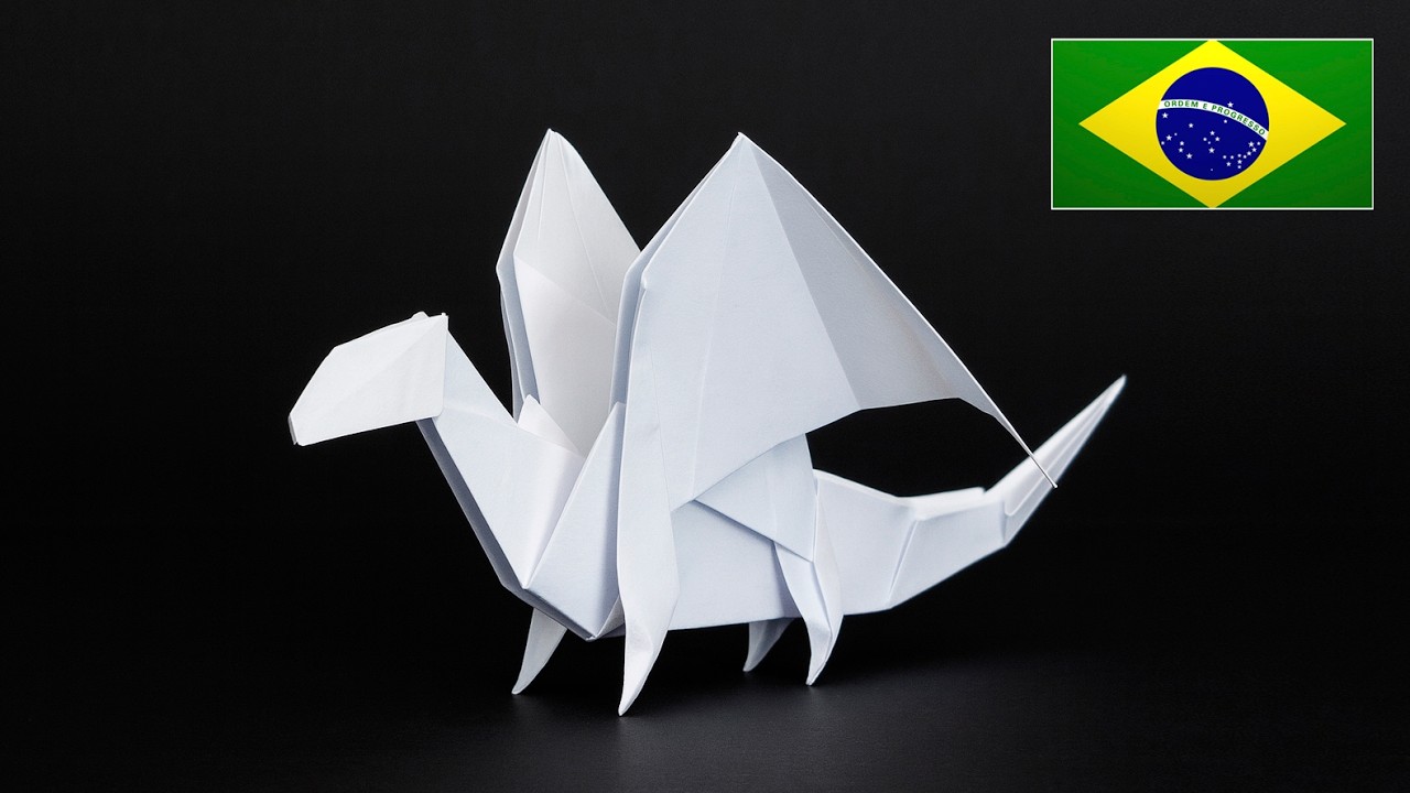 Origami de Dragão Incrível | Modelo Original Passo a Passo