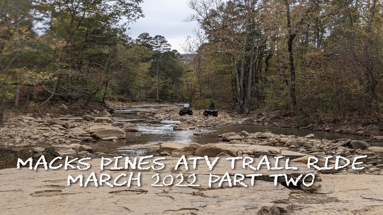 Macks Pines ATV Trail Ride March 2022 Part Two in 4K Can-Am Outlander 1000, 850, & Brute Force 750