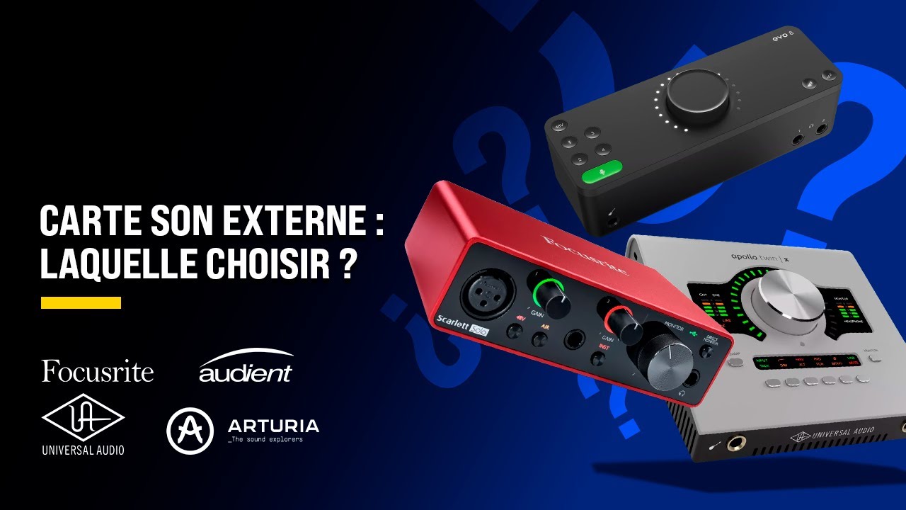 Carte son externe : Laquelle choisir ?