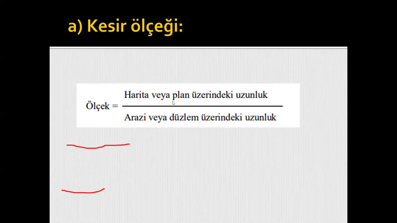 Meslek Hesapları Ölçek ve Ölçek Hesapları 1(2021)
