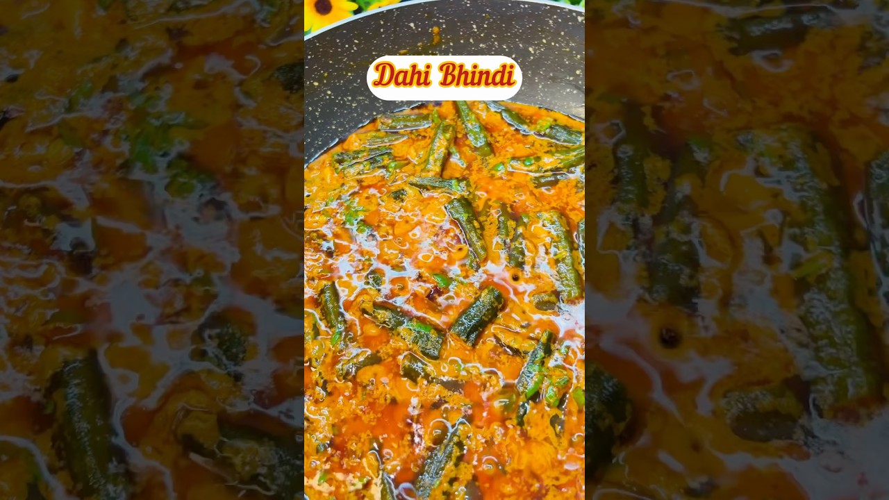 Dahi Bhindi #shorts #trendingrecipe #viralvideo #bhindi #dahibhindi #holispecial #easyrecipe#explore