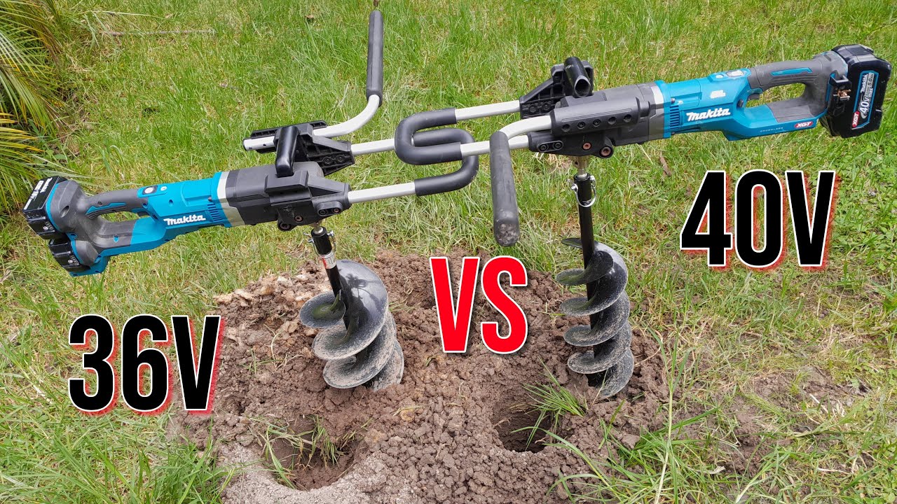 Makita Earth Augers. Makita 40v VS Makita 36v. Which Makes The Best Holes?