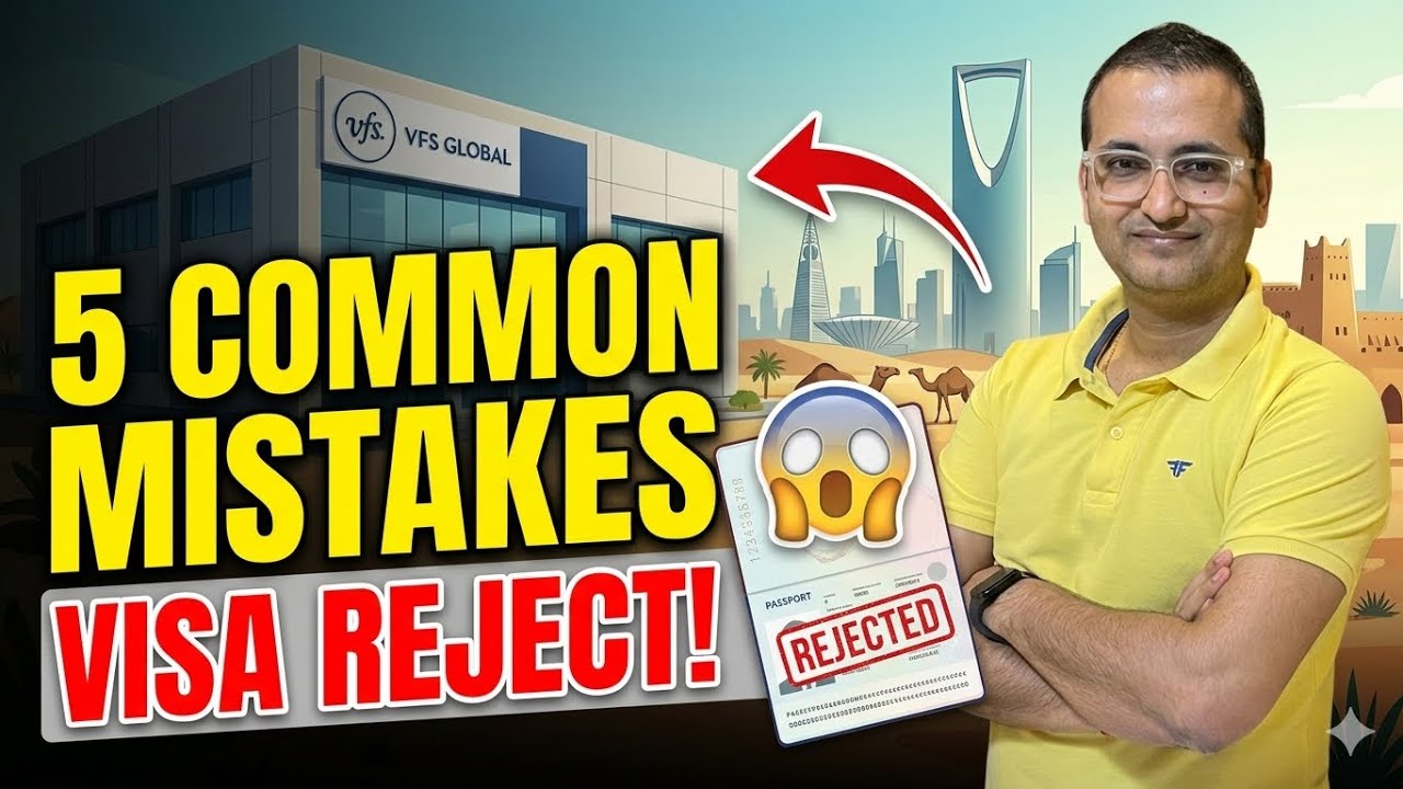 Saudi Visa Reject? Avoid These 5 Common Mistakes ⚠️