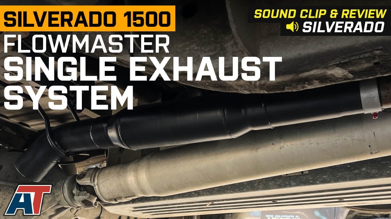 2014-2018 5.3L Silverado 1500 Flowmaster Outlaw Extreme Single Exhaust System Review & Sound Clip