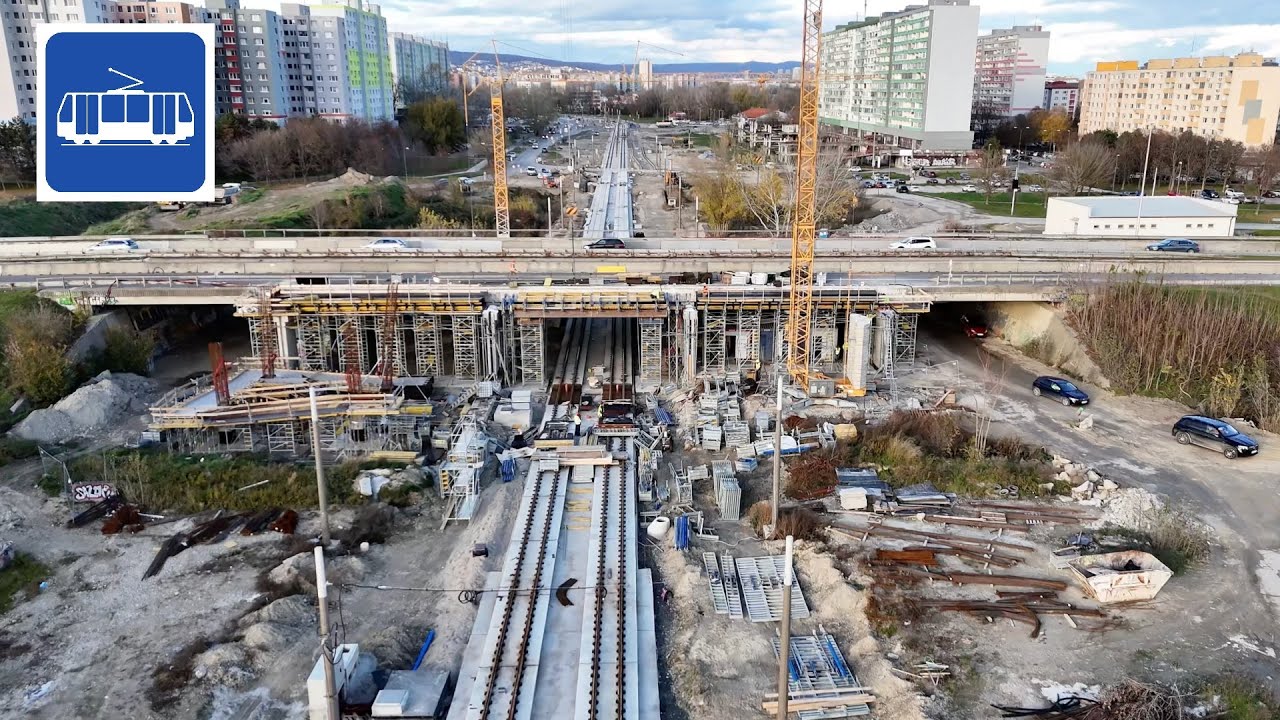Petržalská električka. Poďte s nami na stavbu. Ako bude fungovať doprava po dokončení trate?