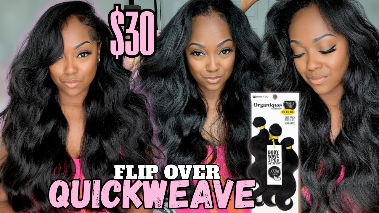 Affordable Flip Over Quick Weave Install Tutorial | Beauty Supply Store Hair