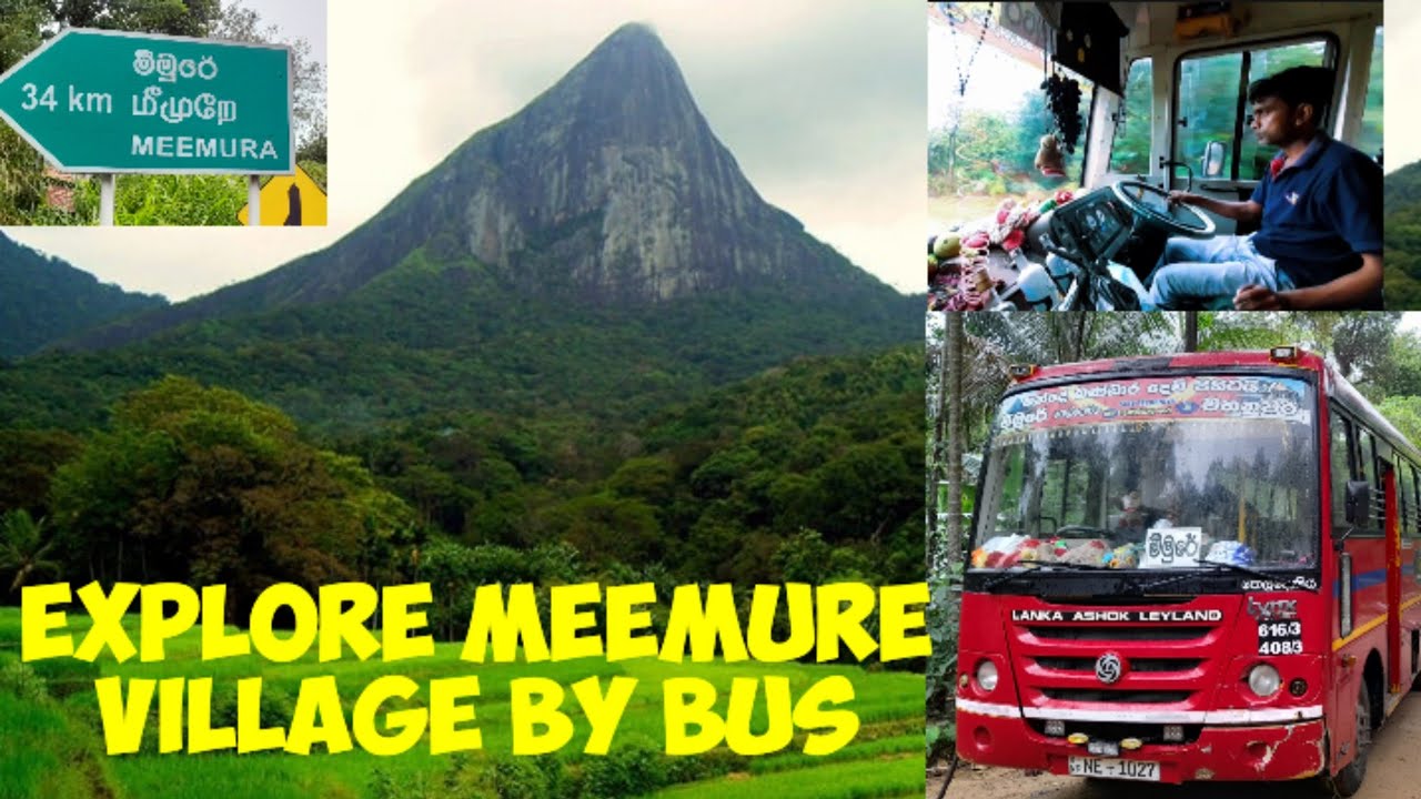 Extremely dangerous beautiful Meemure | Travel in ctb bus| travel info srilankan | sltb