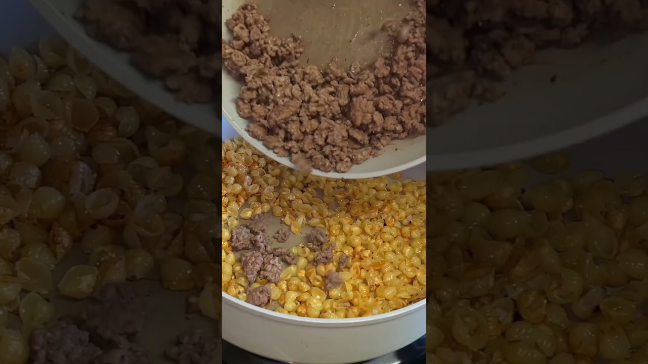 Making Sopa De Conchas With Ground Beef And Potatoes 🥔
