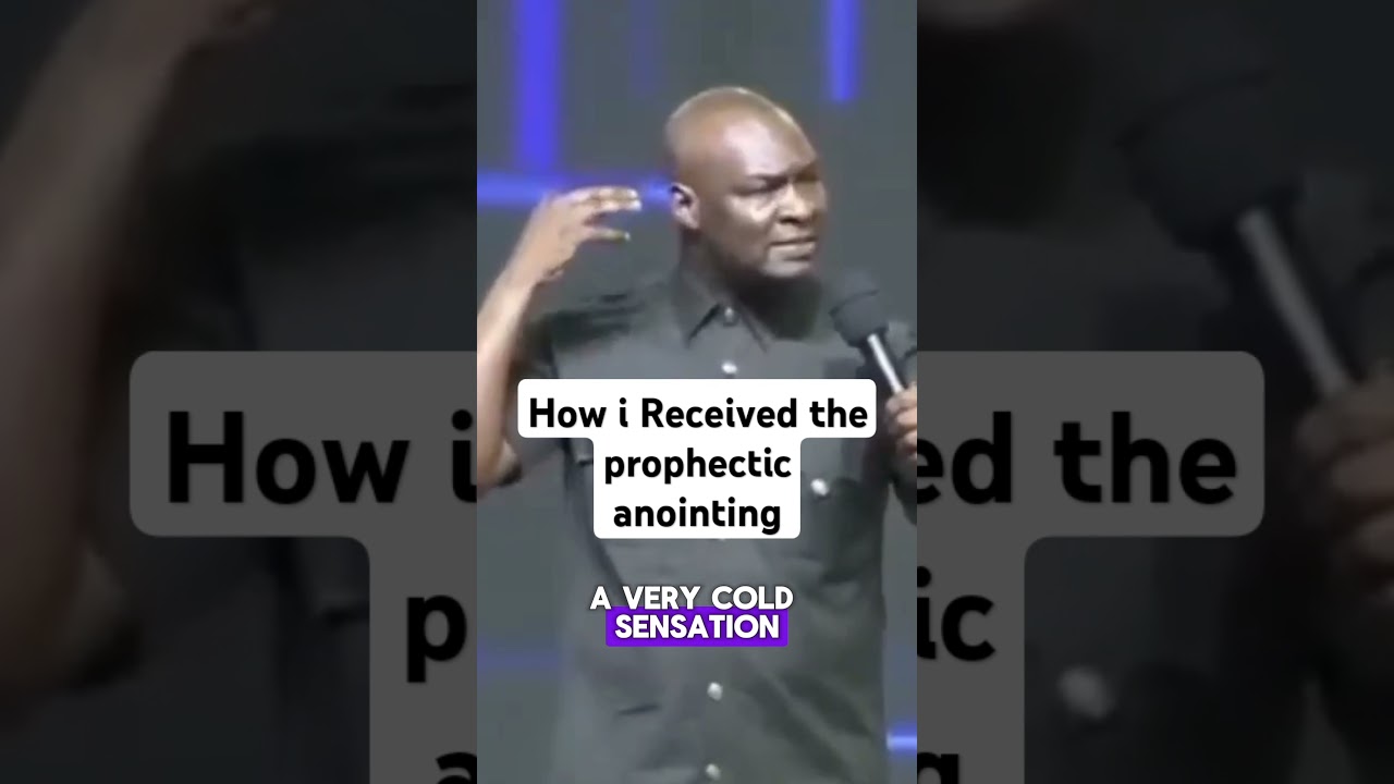 HOW I RECEIVED THE PROPHETIC ANOINTING||#apostlejoshuaselman #koinoniaglobal#shorts#reels #prophetic