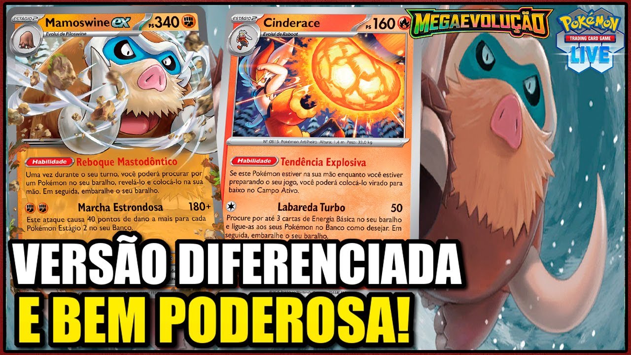 MAMOSWINE EX ATUALIZADO! NOVO SUPORTE DEIXOU O DECK INSANO! | Pok&eacute;mon TCG Live
