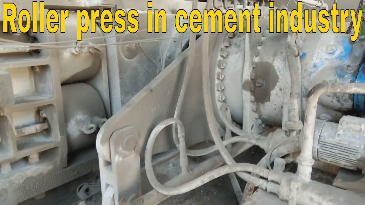 Roller press maintenance. Cement industry. Cement mill equipment. How roller press works and mainten