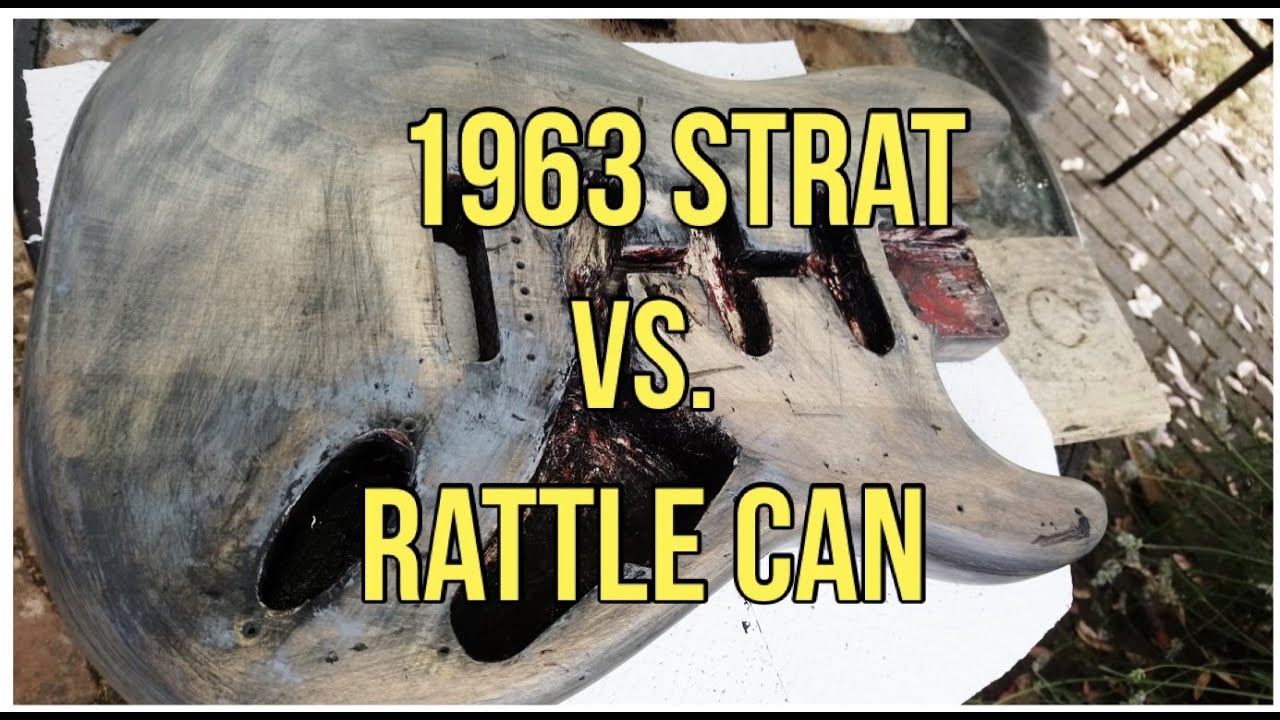 Stratocaster Refinsh at Home. 1963 Fender Guitar Repaint in Fiesta Red? (Part 1)