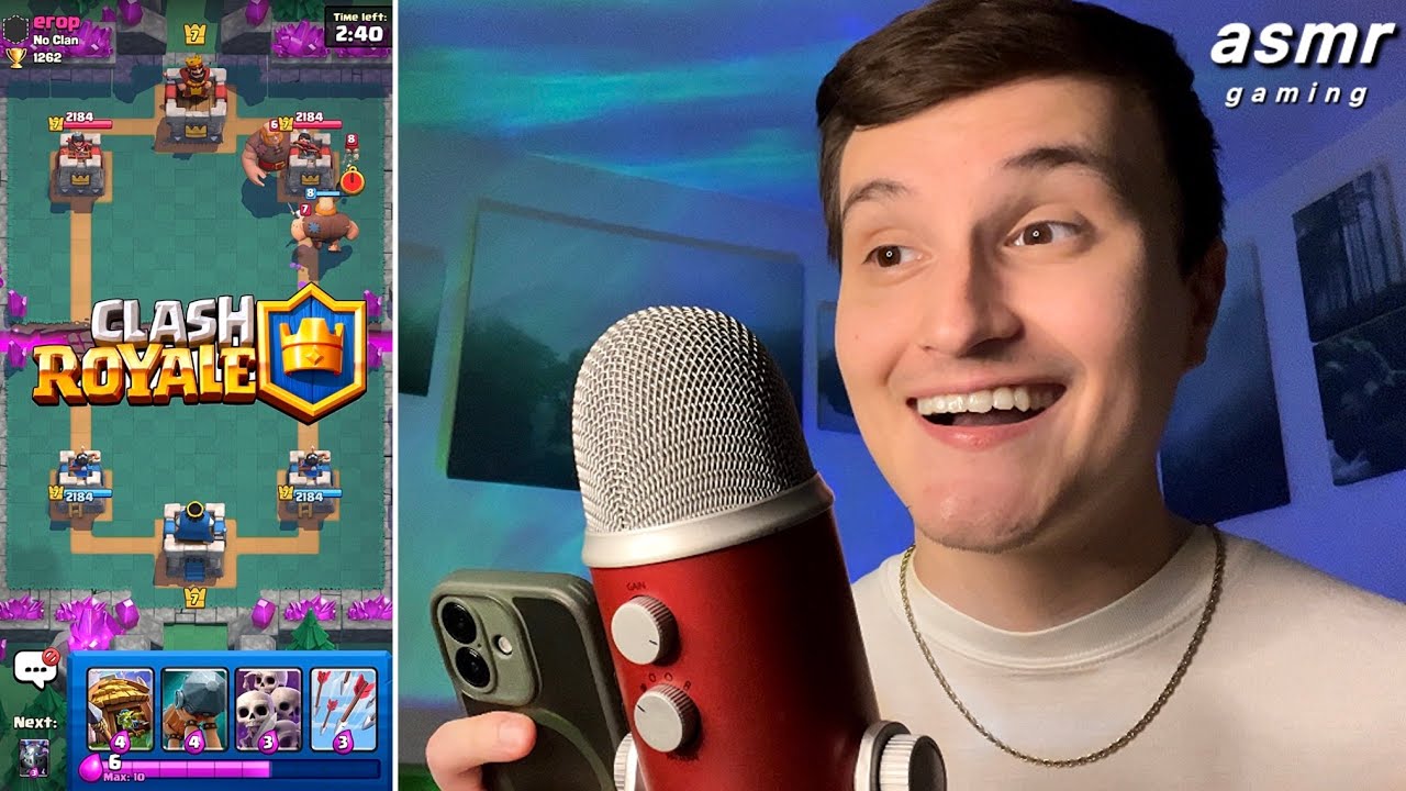 [ASMR] Геймплей Clash Royale 👑💤 (но я всё равно очень плохой)