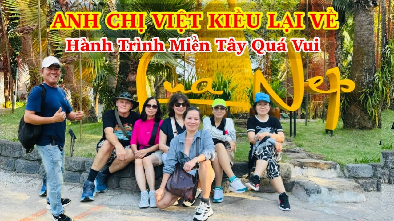 ANH CHỊ VIỆT KIỀU LẠI VỀ hành trình chuyến đi Miền Tây rất vui .Làng Hoa Sa Đéc Chuẩn bị đó Xuân 