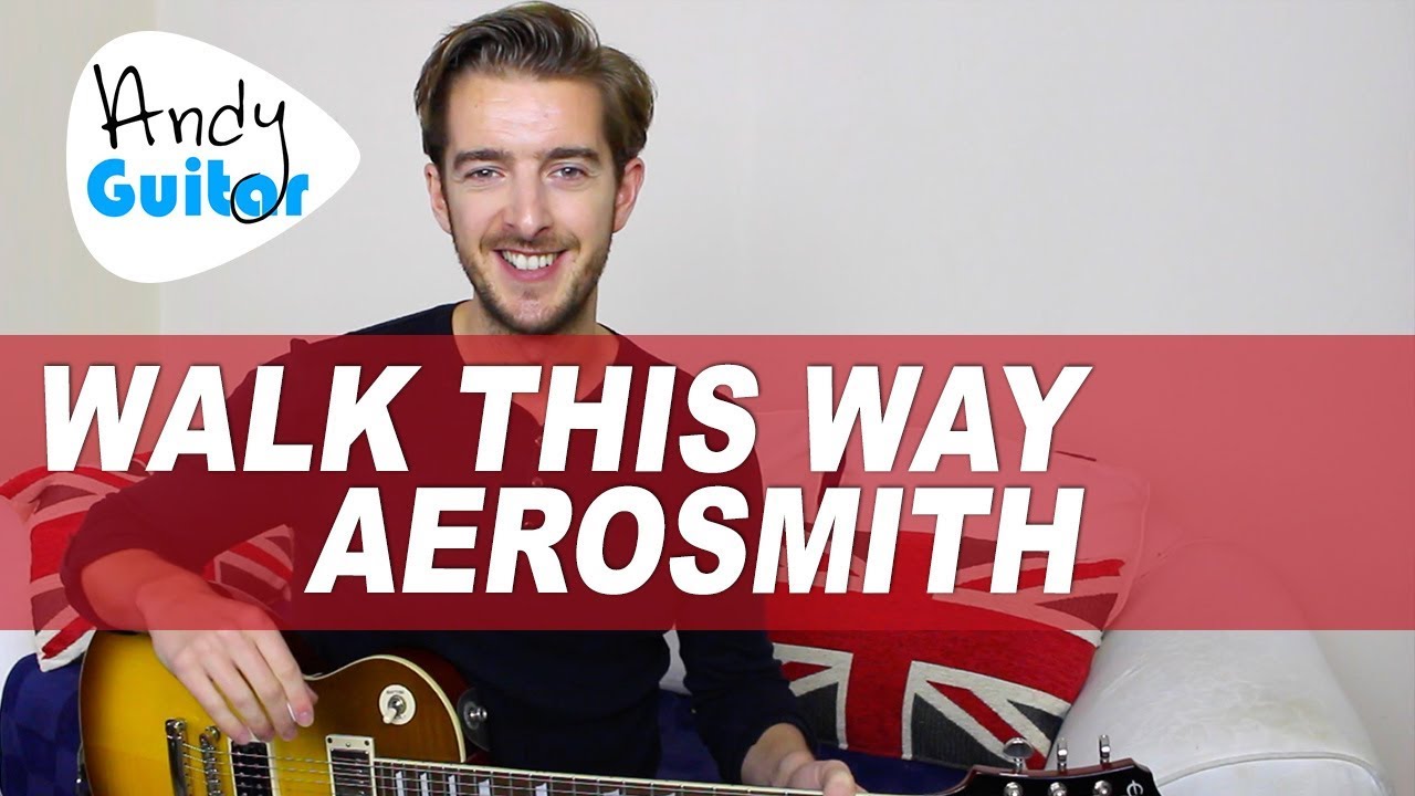 Aerosmith - Walk This Way Guitar Lesson - Electric Guitar Tutorial
