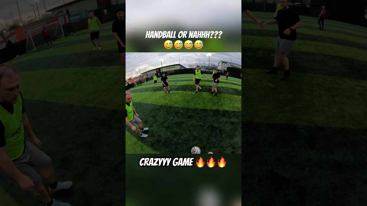 THIS MIGHT HAVE BEEN HANDBALL 🤣🤣🤣 #football #viral #funny #gopro #soccer #pov #shorts #sports