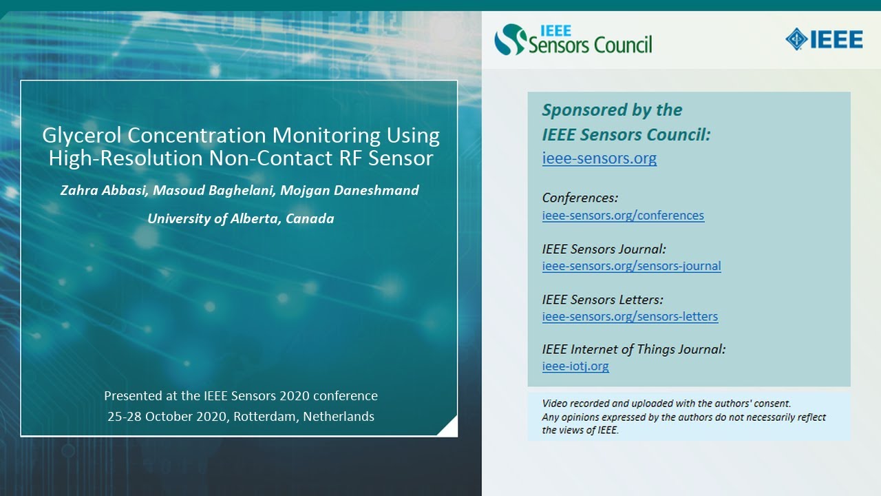 Glycerol Concentration Monitoring Using High-Resolution Non-Contact RF Sensor