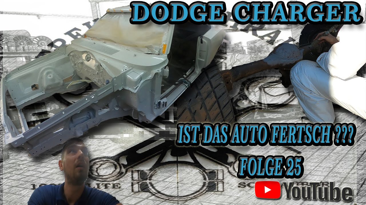 Dodge Charger 1968 Restauration Folge 25 Hinterachse Strahlen und Lackieren