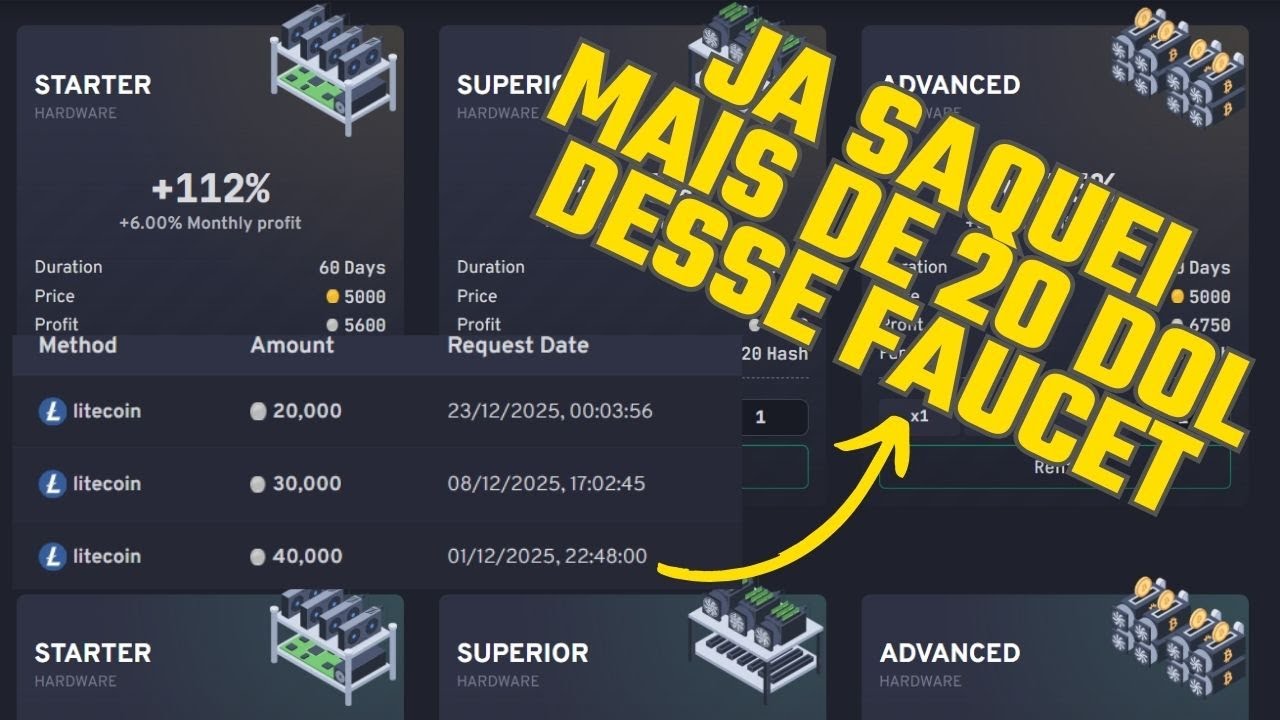 FAUCET SIMPLEBITS (PARTE 13) - COMO SAQUEI MAIS DE 20 DOL DESSE FAUCET?!