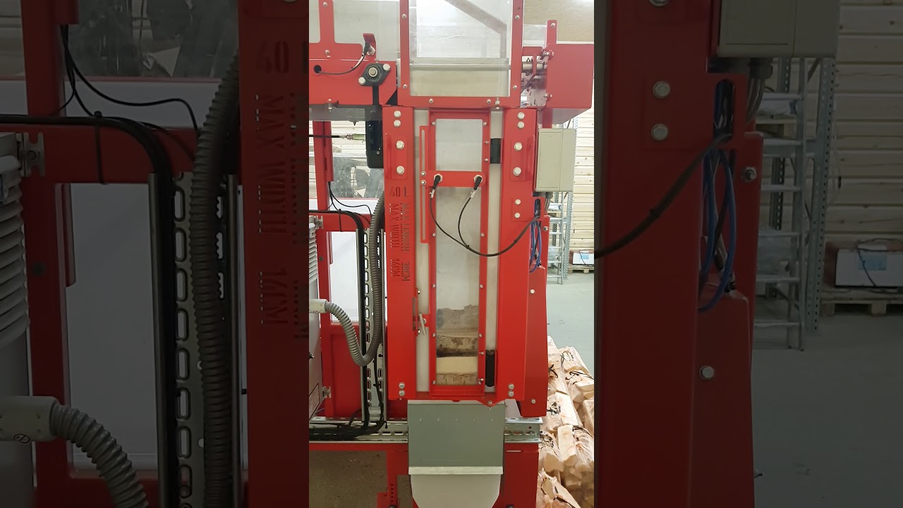 Vedproduksjon med VEPAK || Pakkemaskin for 40- og 60L-sekker