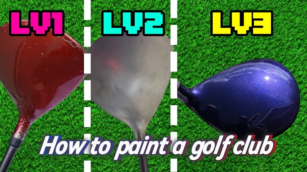 How to paint a golf club