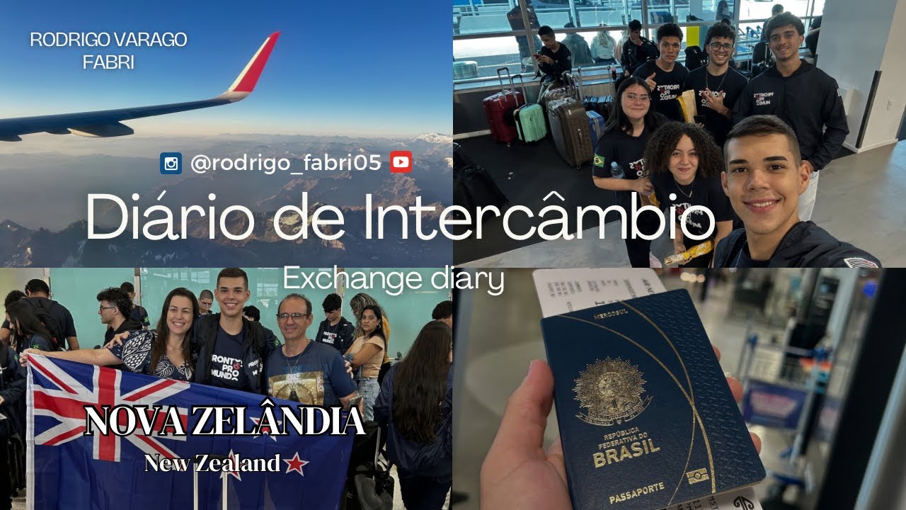 DIÁRIO DE INTERCÂMBIO 🇳🇿 | Últimos dias no Brasil + Embarque