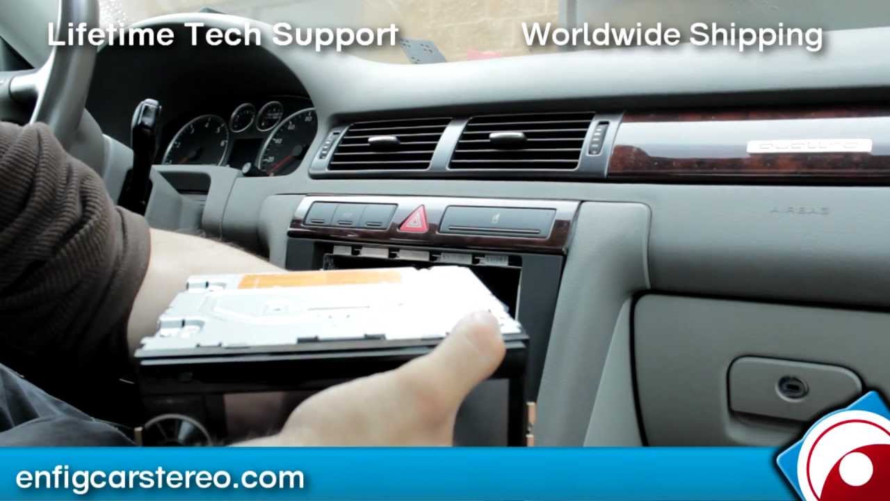 How-To-Install 02-05 Audi A6 Radio Install Double Din