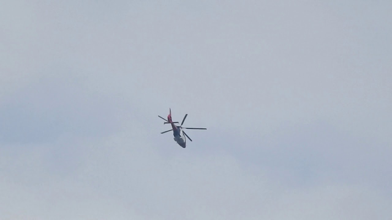 Overfly of RTH Christoph Gießen from Gießen to Göttingen I [Planespotter Nordhesssen]
