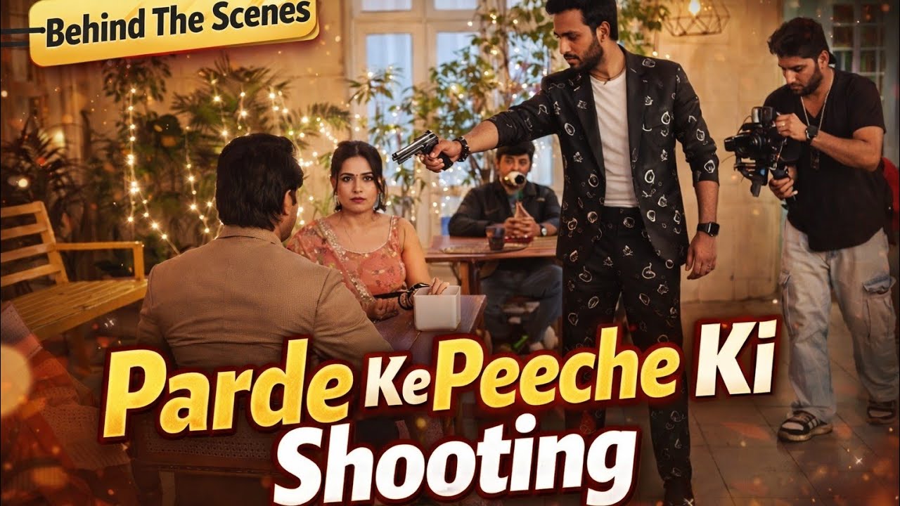 परदे के पीछे शूट कैसे होता हैं?😲 ( Parde Ke Peeche Shoot Kaise Hota Hai )🎬#btsvideos#shoot#newseries