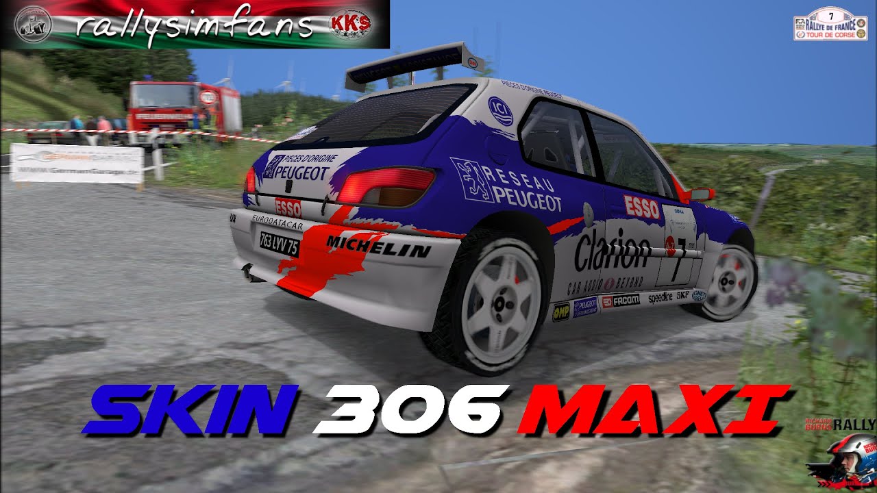 Skin RBR 306 Maxi Kitcar Panizzi/Panizzi Tour de Corse 1997