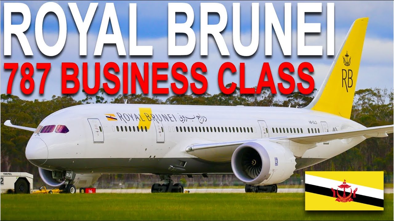 РЕДКИЙ БИЗНЕС-КЛАСС на дальнемагистральном рейсе 787 авиакомпании Royal Brunei