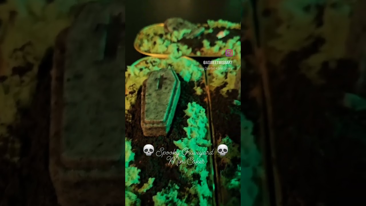 Spooky Graveyard Mini Cakes