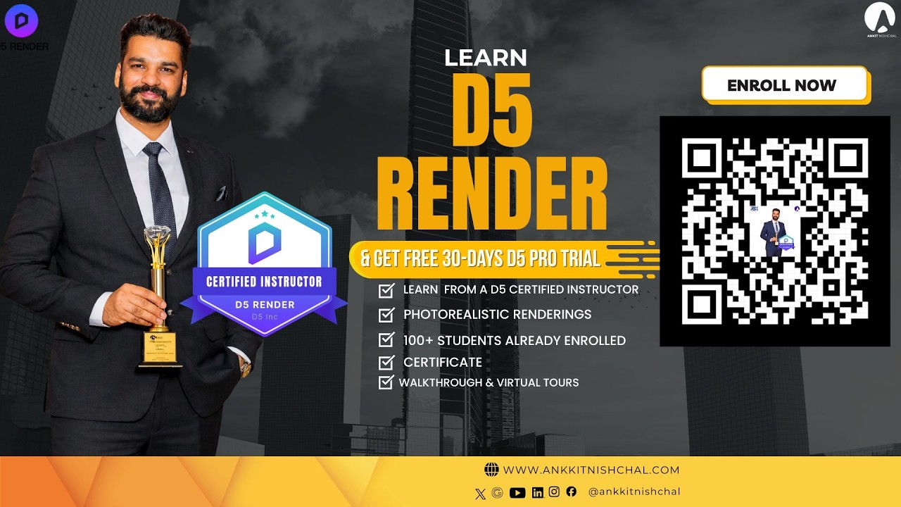 @D5Render  Webinar by certified instructor Ankkit Nishchal