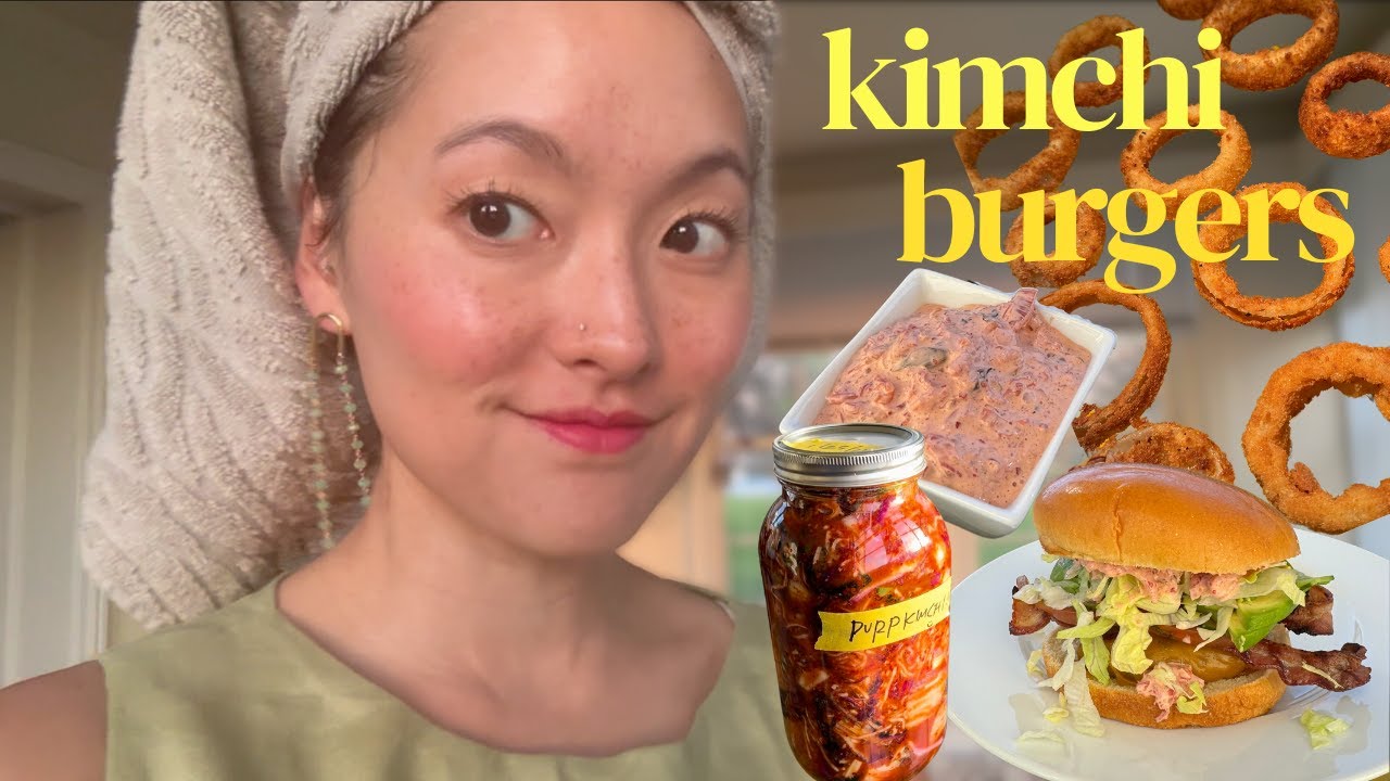 kimchi burgers, swimming in the cold ocean, planting seedlings for the garden of my dreams!!