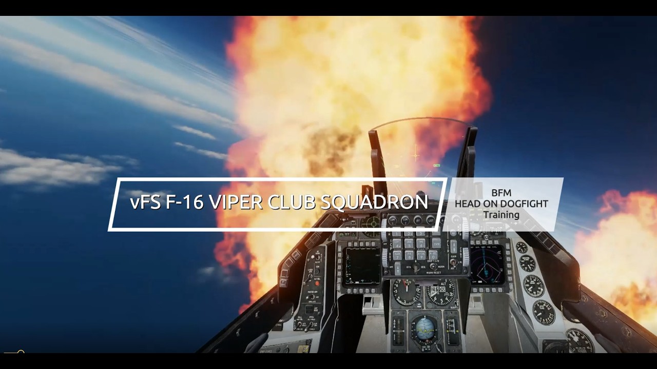 vFS F-16 VIPER CLUB SQUADRON - DOGFIGHT TRAINING  #dcsworld