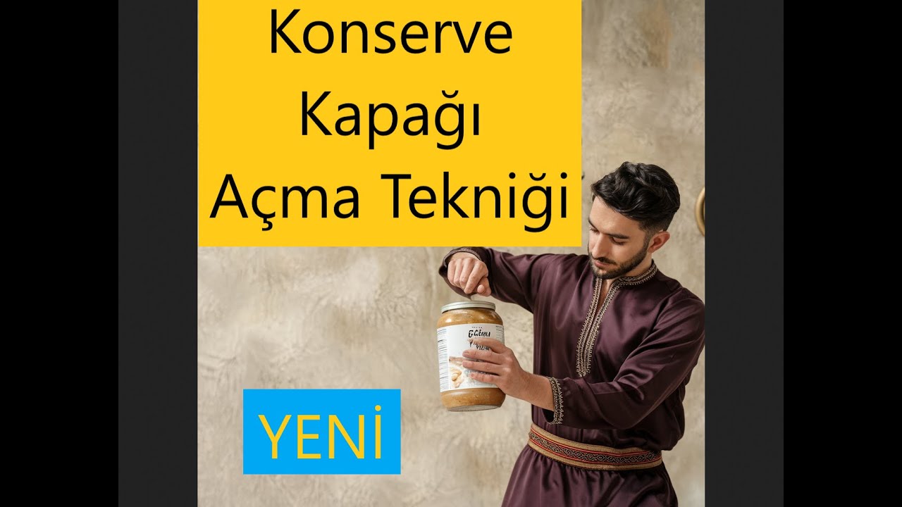 Konserve Kapağı Nasıl Açılır