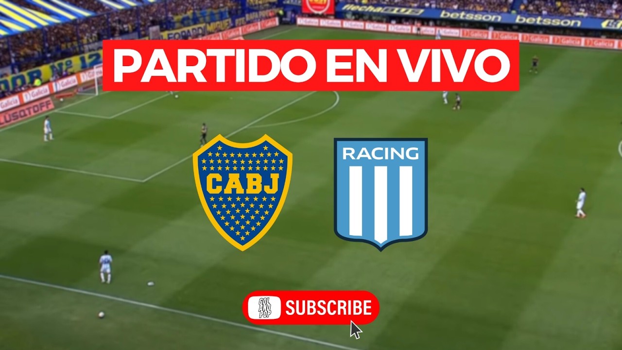🚨BOCA JUNIORS VS RACING (VIVO) - APERTURA