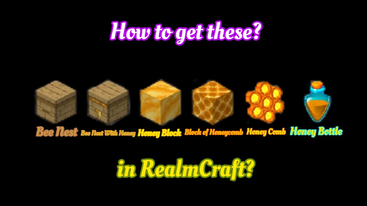 How to get the 6 exclusive blocks in RealmCraft 6.5 , RealmCraft Tutorials