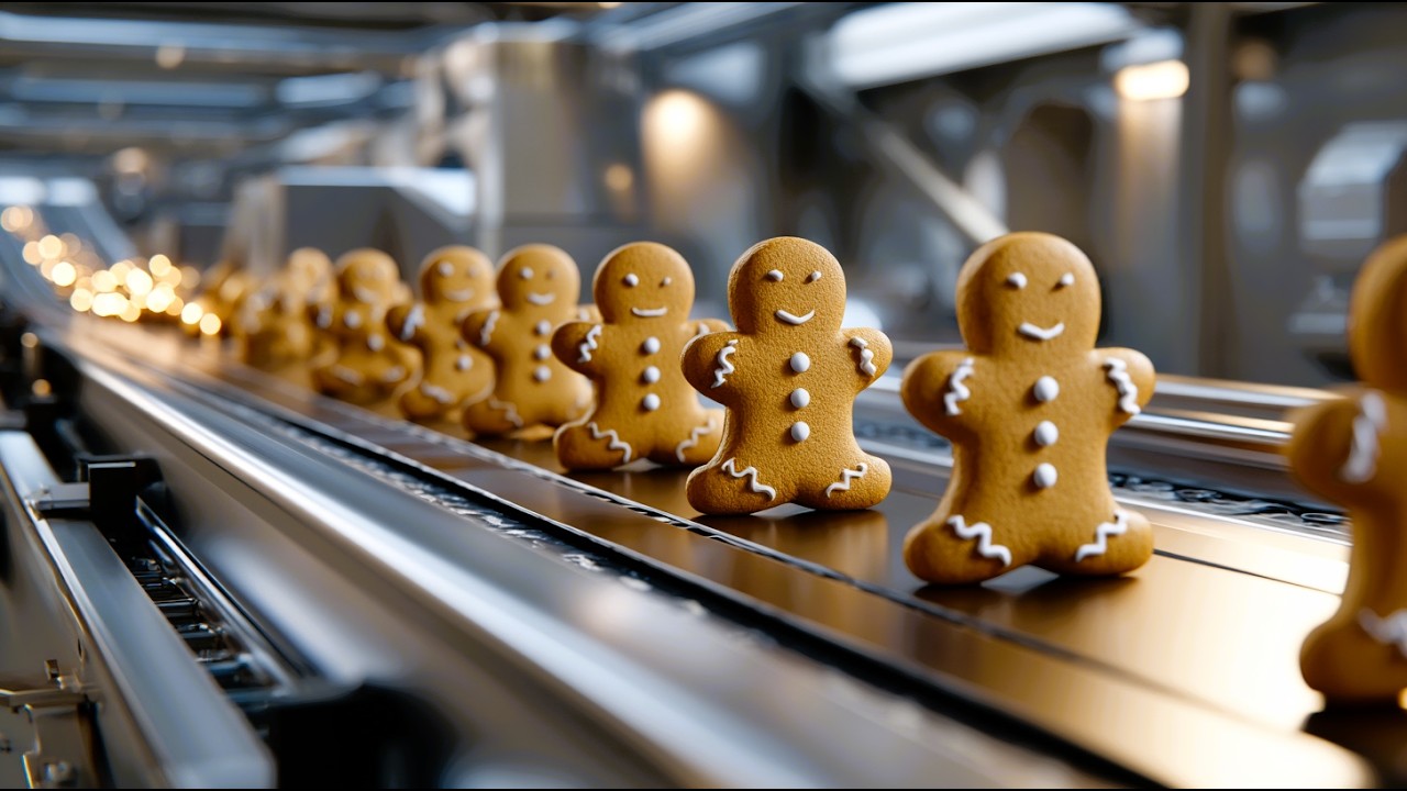 Inside a Modern Gingerbread Factory: FULL PROCESS — From Raw Ingredients to Gingerbread Cookies
