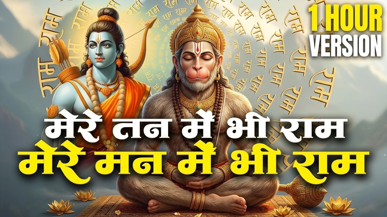 मेरे मन में राम मेरे तन में राम 🚩 | Jai Shri Ram Bhajan | राम भक्ति गीत | राम नाम की महिमा 🙏Ram