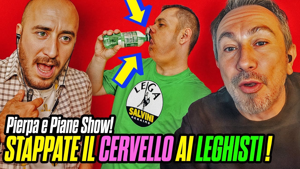 Per SALVINI i LEGHISTI non hanno il POLLICE OPPONIBILE! Pierpa e Piane Show