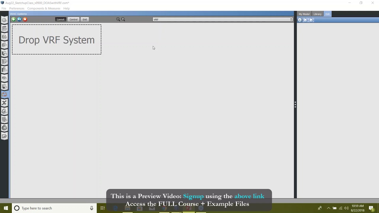 How to Model VRF in OpenStudio