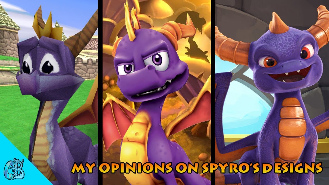 My Opinions on Spyro's Design Evolution (1998-2021)